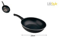 Sarten Wok Aluminio Induccion Luxe 24 cm