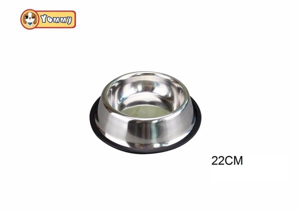 Comedero de Acero para Mascotas 22 cm