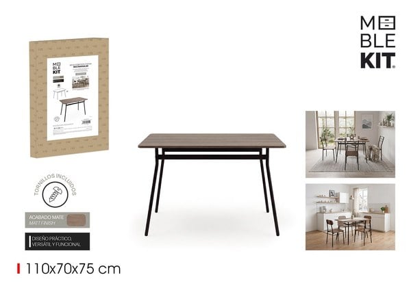 Mesa Comedor Cocina Sigrid 110x70x75 Moblekit