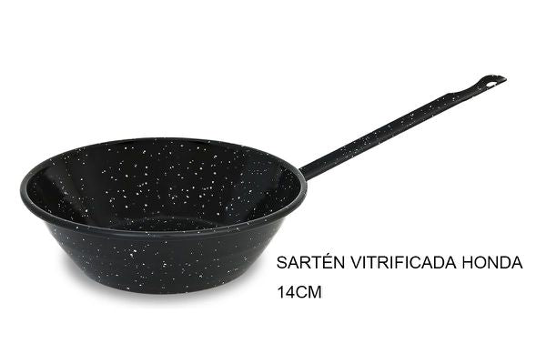 Sartén Vitrificada Honda 14 cm