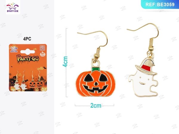 Pendientes Decorativos de Halloween 4 Piezas