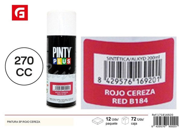 PINTYPLUS BASIC ROJO CEREZA B184 200ML