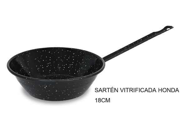 Sartén Vitrificada Honda 18cm