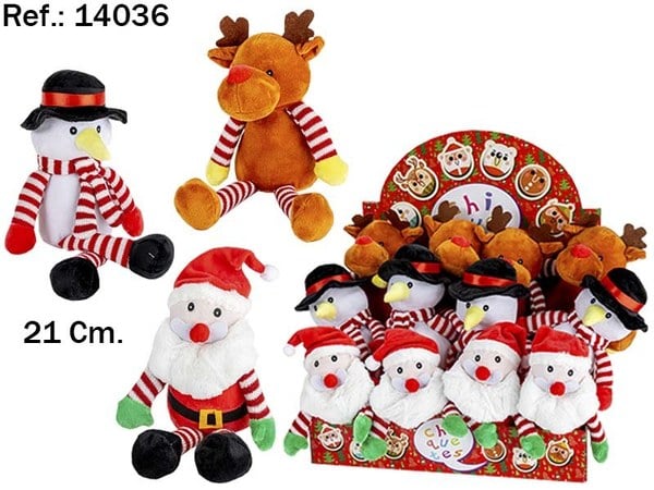 Animales Navideños 21cm 3 Surtidos