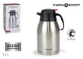 Jarra Termo Inox 2L con Pulsador Thermosport