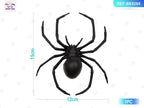 Decoración de Araña Negra para Halloween 1 Pieza