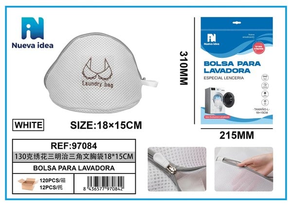 BOLSA PARA LAVADORA 18X15CM