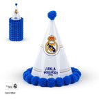 Gorro Fiesta Hala Madrid 20cm Pack 12
