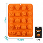 Molde de Silicona Halloween Naranja