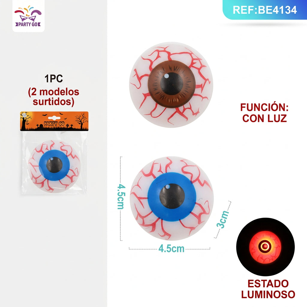 Ojo LED Luminoso para Decoración de Fiesta