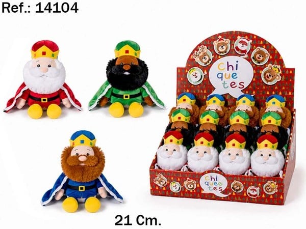 3 Reyes Magos Navidad 21cm