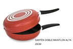 Sartén Doble Maxiflon 20cm Alta