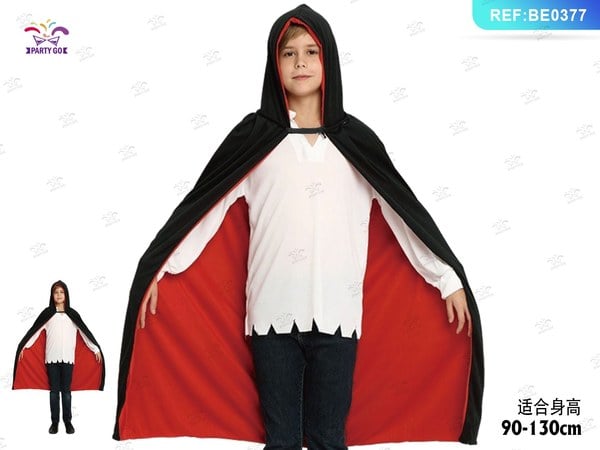 Capa Doble Rojo-Negro 80cm