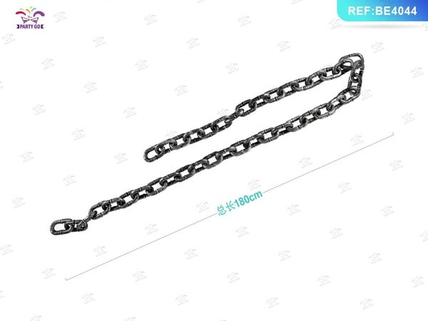 Cadena Decorativa Plateada de Pirata (41 Eslabones)