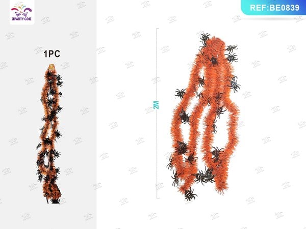 Colgante Decorativo de Halloween con Arañas