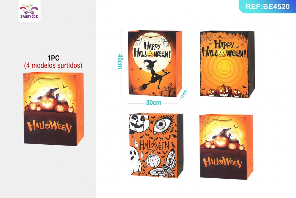 Bolsas de Regalo Halloween 4 Modelos Surtidos