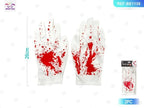 Guantes con Manchas de Sangre para Halloween