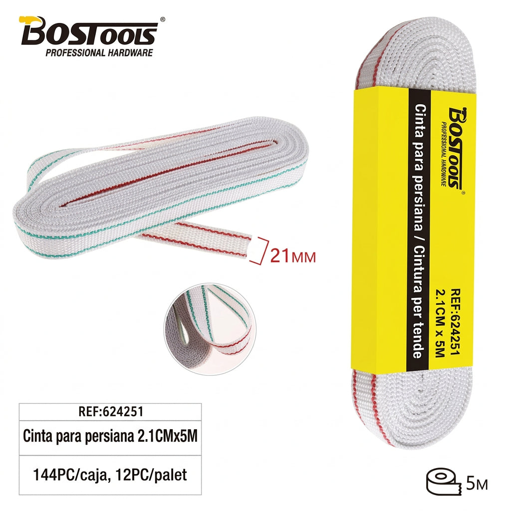Cinta para persiana 2.1cm x5m