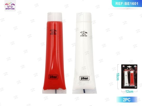 Crema Blanca y Roja 2 Unidades