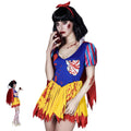 Conjunto de Vestido y Capa Blancanieves Terrorífica