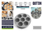 MOLDE SILICONA 7 HUECOS AIR FRYER QUTTIN