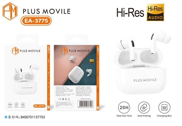 Auriculares Inalámbricos Plus Movile EA-3775