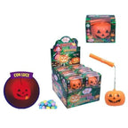 Calabaza Luz Halloween C/12 Unidades