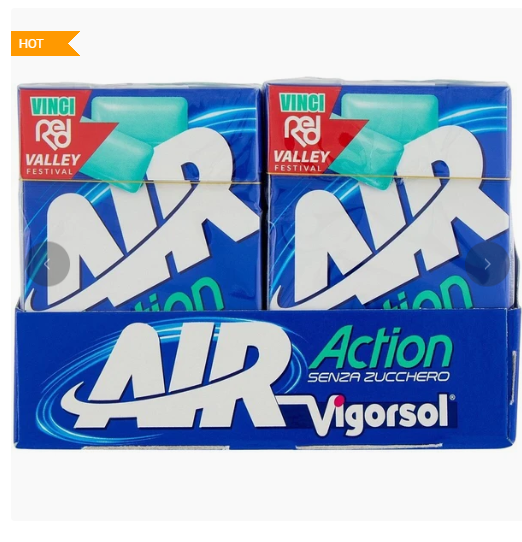 VIGORSOL AIR ACTION, goma sin azúcar