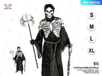 Disfraz de Esqueleto Fantasma para Hombre