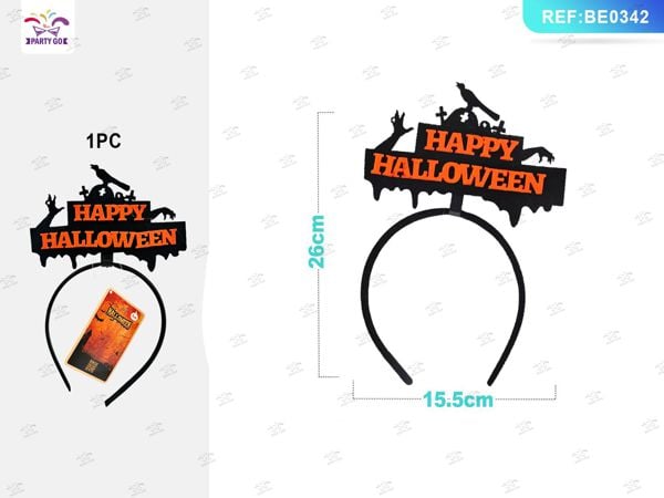 Diadema de Happy Halloween para Halloween