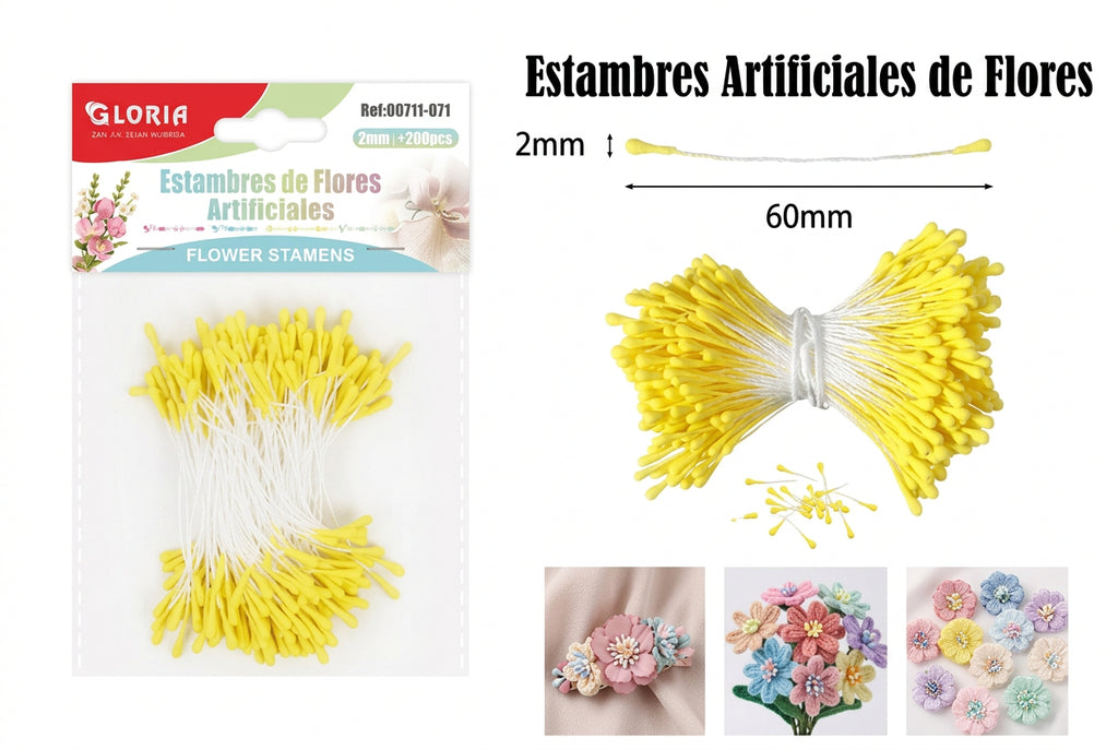 Estambres de Flores Artificiales 2mm