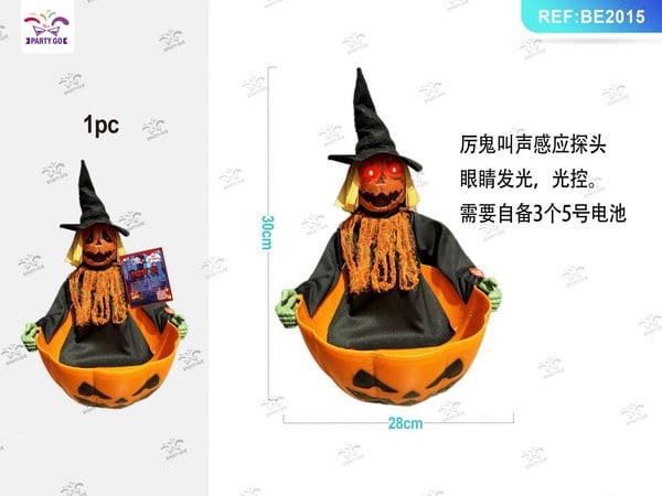 Plato de Fruta Fantasma de Calabaza Halloween