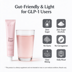The Beauty Protein for GLP-1 Users – 15g Clear Protein + Collagen & Biotin for Hair & Skin* – Light Berry, 20 Sticks