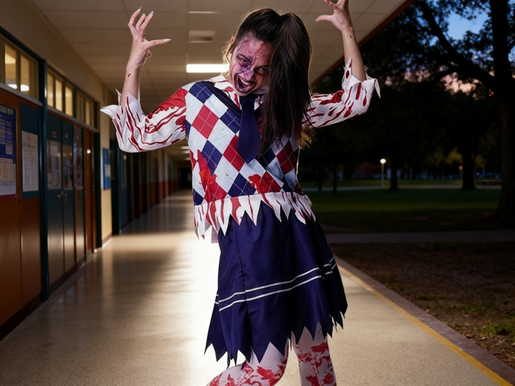 Disfraz de Estudiante Zombie para Mujer Adulta