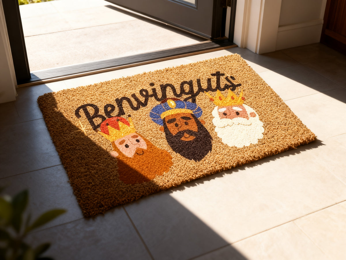 Felpudo Reyes Magos Xmas CAT