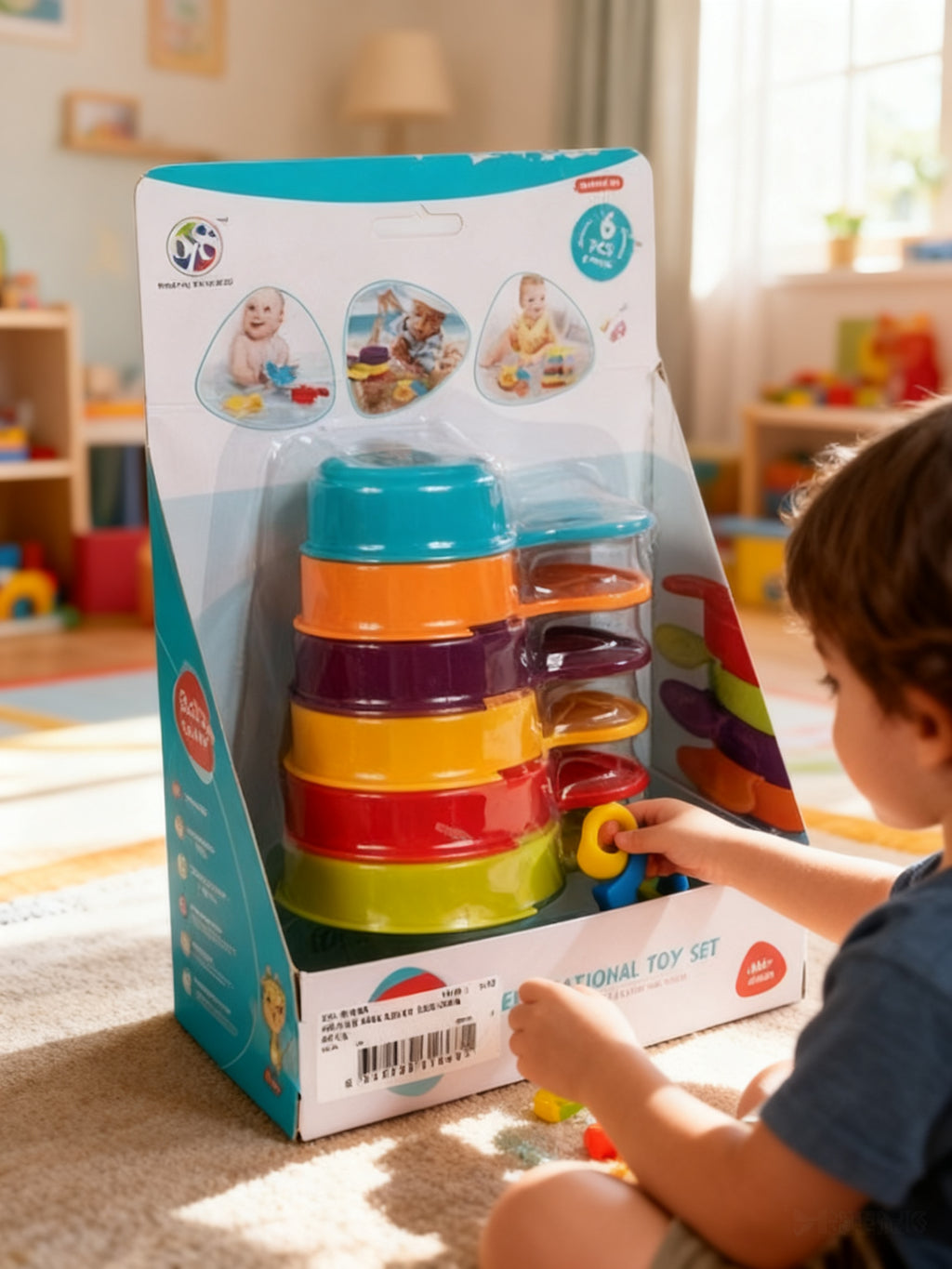 Piezas Apilables Colores 6pcs