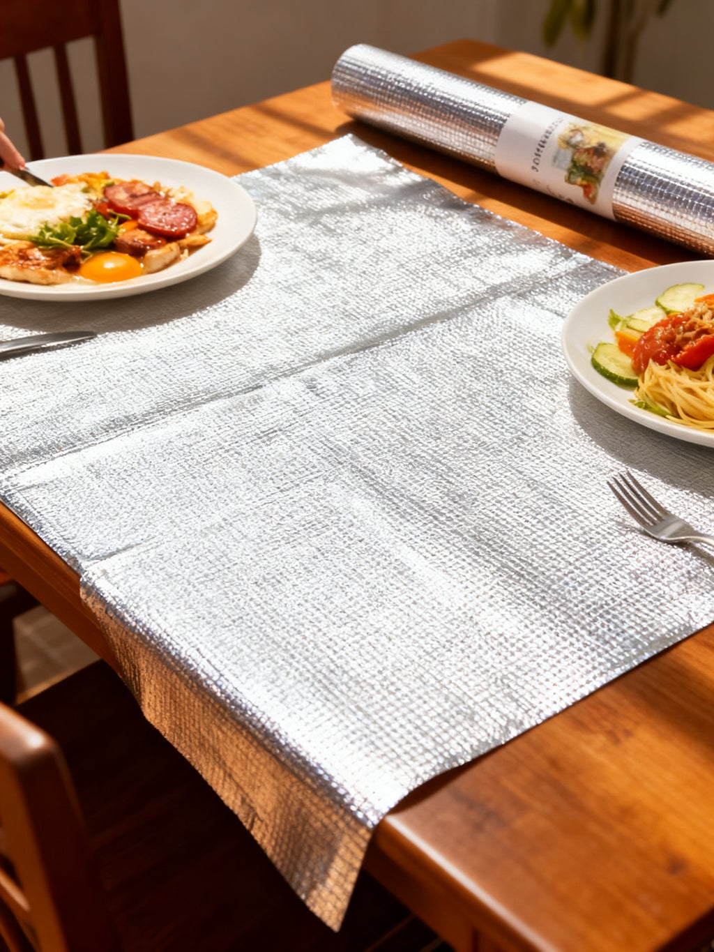 Rollo Tapete Aluminio 0.45 x 2 m