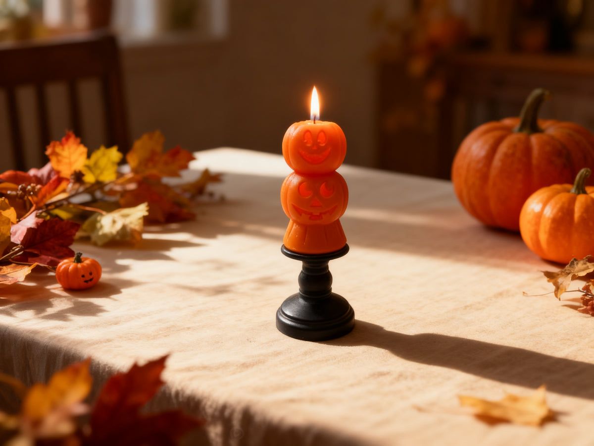 Candelabro de Calabaza Larga Halloween