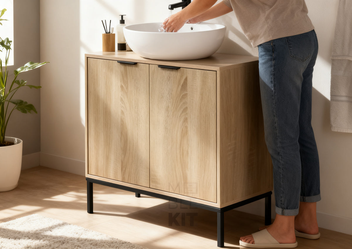 Mueble Lavabo con Puerta Skog Moblekit