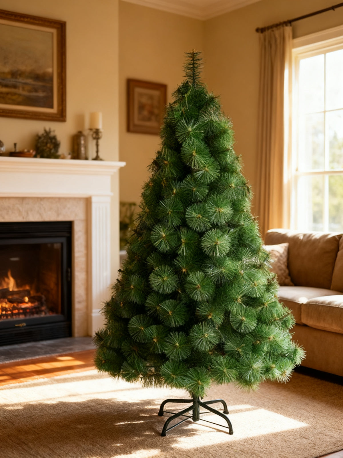 Arbol Navidad 210cm 285 Agujas Pino