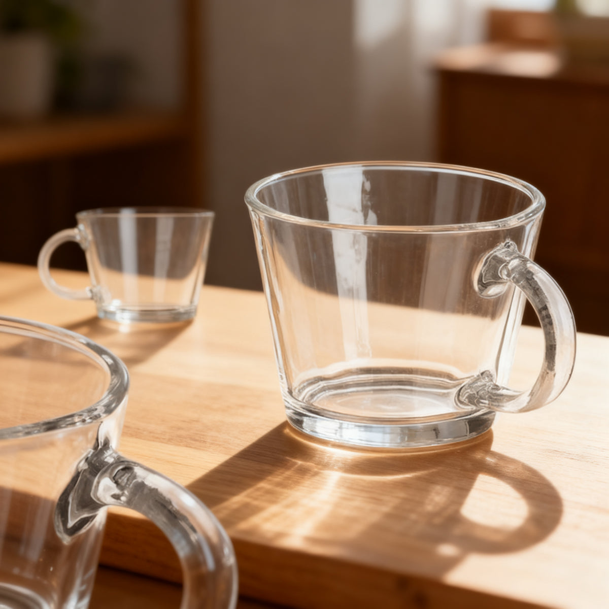 Tazon Desayuno Asa 400ml Transparente