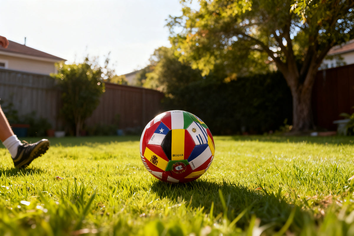 Balón de Fútbol con Banderas de Países