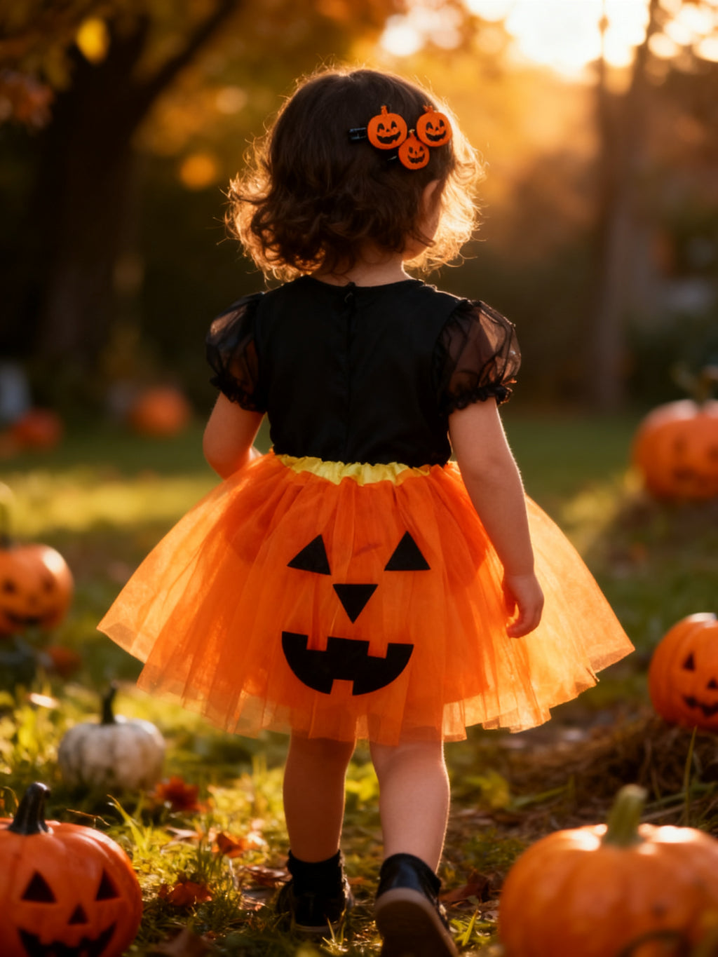 Conjunto de 3 Faldas de Tull Halloween