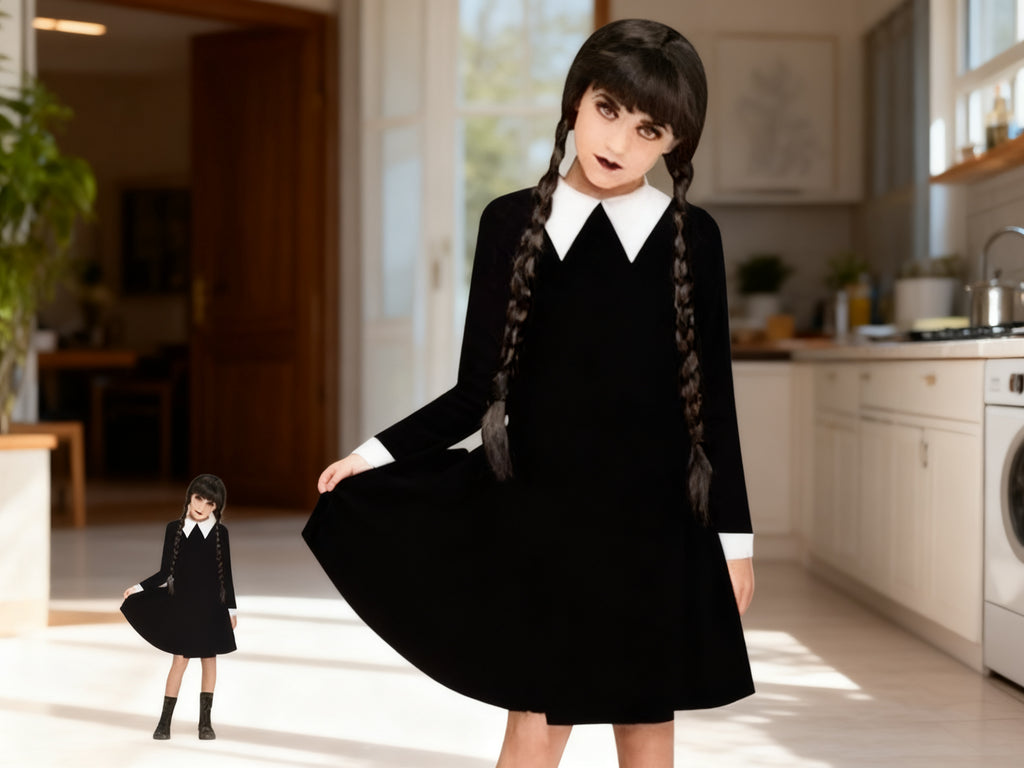 Vestido de Miércoles para Niña