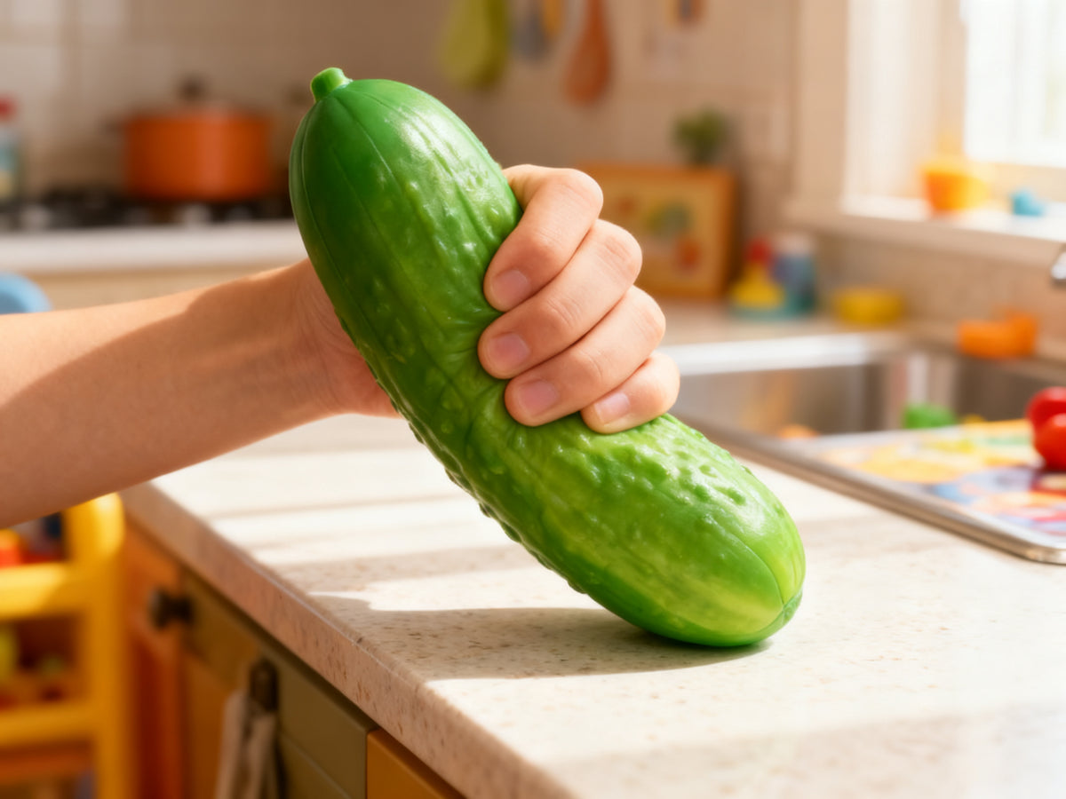 SQUISHY PEPINO GRANDE Juguete Antiestrés