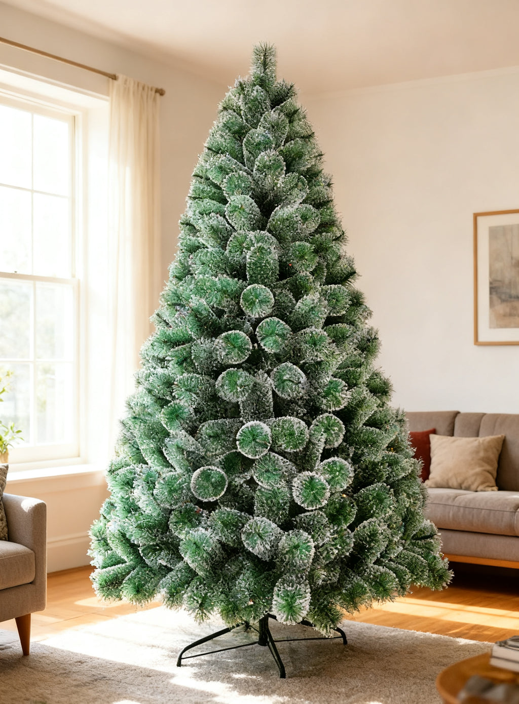 Arbol Navidad Nevado 150cm 130T