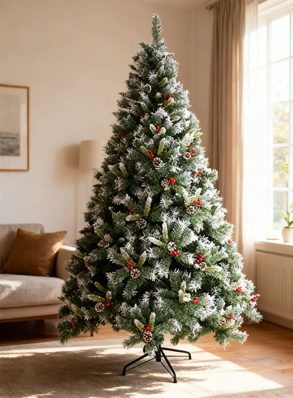 Arbol Navidad Con Adorno 150cm 450T