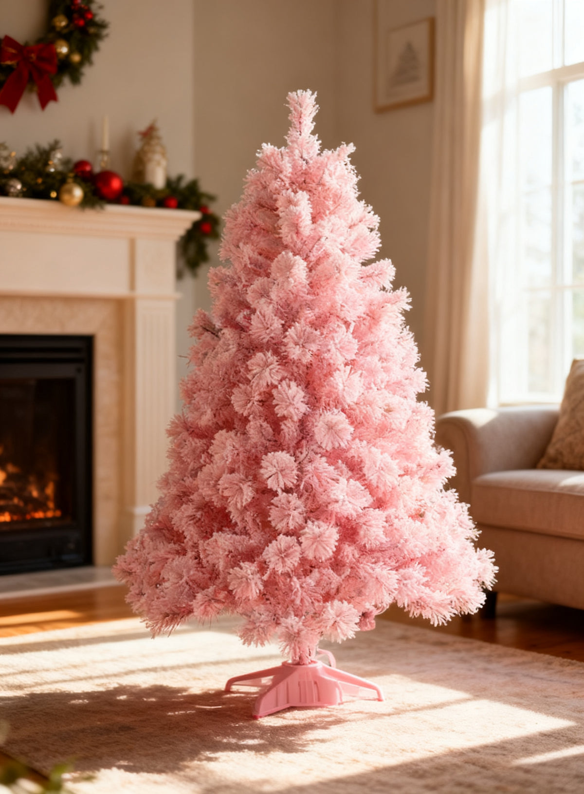 Arbol Navidad Nevado 60cm 25T