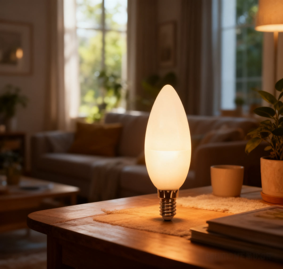 Bombilla LED E14 9W Luz Natural
