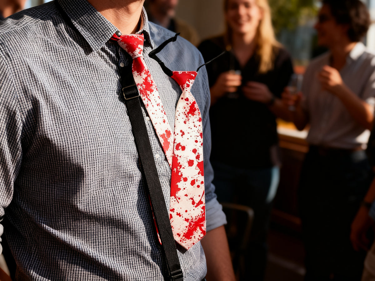 Corbata de Sangre para Halloween